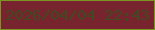 文字の大きさ：1、枠の色：7b9620、背景の色：78242e、文字の色：40491f 無料ブログパーツのブログ時計