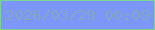 文字の大きさ：5、枠の色：7bd293、背景の色：7c97f9、文字の色：7fa8c0 無料ブログパーツのブログ時計