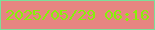 文字の大きさ：1、枠の色：7bdf99、背景の色：e68581、文字の色：87f00a 無料ブログパーツのブログ時計