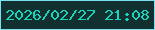 文字の大きさ：2、枠の色：7bdfee、背景の色：12302f、文字の色：1ad5ba 無料ブログパーツのブログ時計