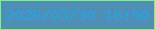文字の大きさ：4、枠の色：7bf572、背景の色：508fb5、文字の色：27a3e3 無料ブログパーツのブログ時計