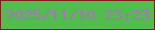 文字の大きさ：1、枠の色：7c201b、背景の色：51bd4c、文字の色：b56bcc 無料ブログパーツのブログ時計
