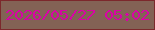 文字の大きさ：1、枠の色：7c282c、背景の色：836255、文字の色：d903a6 無料ブログパーツのブログ時計