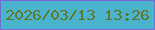 文字の大きさ：5、枠の色：7c68d9、背景の色：4bb3cb、文字の色：60792b 無料ブログパーツのブログ時計