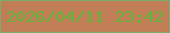 文字の大きさ：4、枠の色：7caa69、背景の色：c17d56、文字の色：62b43c 無料ブログパーツのブログ時計