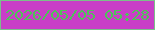 文字の大きさ：5、枠の色：7cbf8a、背景の色：c93ec7、文字の色：4ec359 無料ブログパーツのブログ時計