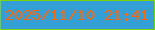 文字の大きさ：3、枠の色：7cd301、背景の色：339fd5、文字の色：fb690d 無料ブログパーツのブログ時計