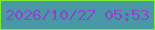 文字の大きさ：2、枠の色：7cec33、背景の色：4898a6、文字の色：8e44c9 無料ブログパーツのブログ時計