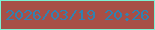 文字の大きさ：4、枠の色：7cf2d4、背景の色：a74f47、文字の色：3082b1 無料ブログパーツのブログ時計