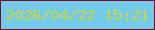 文字の大きさ：1、枠の色：7d0a20、背景の色：73cbec、文字の色：cdd442 無料ブログパーツのブログ時計