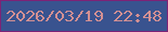 文字の大きさ：1、枠の色：7d2376、背景の色：39538f、文字の色：d39093 無料ブログパーツのブログ時計