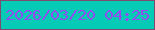 文字の大きさ：5、枠の色：7d4b6e、背景の色：05cab5、文字の色：9449f1 無料ブログパーツのブログ時計