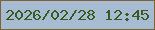 文字の大きさ：4、枠の色：7d6234、背景の色：a7bcd3、文字の色：3a5a20 無料ブログパーツのブログ時計