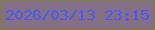 文字の大きさ：5、枠の色：7d7e3b、背景の色：856f87、文字の色：4659f3 無料ブログパーツのブログ時計