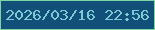 文字の大きさ：4、枠の色：7dd5a2、背景の色：135079、文字の色：7bcad5 無料ブログパーツのブログ時計