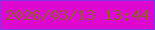 文字の大きさ：5、枠の色：7e38ee、背景の色：dd07cf、文字の色：915d2e 無料ブログパーツのブログ時計