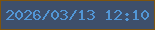 文字の大きさ：5、枠の色：7e540e、背景の色：3e4f6b、文字の色：5296d6 無料ブログパーツのブログ時計