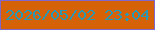 文字の大きさ：3、枠の色：7e67c8、背景の色：d56206、文字の色：2996b4 無料ブログパーツのブログ時計