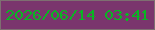 文字の大きさ：5、枠の色：7e6f71、背景の色：7a356d、文字の色：09b623 無料ブログパーツのブログ時計