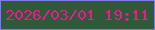 文字の大きさ：1、枠の色：7e7de2、背景の色：2f5938、文字の色：ec1992 無料ブログパーツのブログ時計