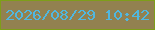 文字の大きさ：4、枠の色：7e9e19、背景の色：928150、文字の色：50b7e0 無料ブログパーツのブログ時計