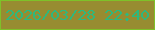 文字の大きさ：3、枠の色：7ec129、背景の色：978c31、文字の色：2fb87d 無料ブログパーツのブログ時計