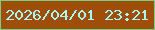 文字の大きさ：1、枠の色：7ecc84、背景の色：9e4e09、文字の色：a7fbf6 無料ブログパーツのブログ時計