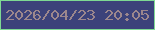 文字の大きさ：1、枠の色：7ed993、背景の色：3c427a、文字の色：9c878d 無料ブログパーツのブログ時計