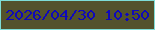 文字の大きさ：2、枠の色：7eddd7、背景の色：53522c、文字の色：0f09bb 無料ブログパーツのブログ時計