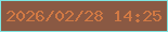 文字の大きさ：3、枠の色：7ee5e1、背景の色：8a5943、文字の色：d17944 無料ブログパーツのブログ時計
