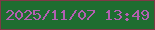 文字の大きさ：3、枠の色：7f3846、背景の色：1e6d30、文字の色：b35fb1 無料ブログパーツのブログ時計