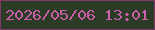 文字の大きさ：4、枠の色：7f3867、背景の色：2b3b26、文字の色：cb5ea7 無料ブログパーツのブログ時計