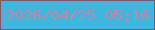 文字の大きさ：1、枠の色：7f5967、背景の色：3bb9dd、文字の色：d27ea3 無料ブログパーツのブログ時計