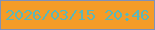 文字の大きさ：1、枠の色：7f91ba、背景の色：f49c28、文字の色：5bb7b9 無料ブログパーツのブログ時計