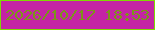 文字の大きさ：3、枠の色：7fd903、背景の色：c424a5、文字の色：7b9519 無料ブログパーツのブログ時計