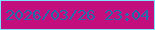 文字の大きさ：3、枠の色：7fe2ff、背景の色：c30f7d、文字の色：236dad 無料ブログパーツのブログ時計