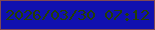 文字の大きさ：1、枠の色：804853、背景の色：1010af、文字の色：243f05 無料ブログパーツのブログ時計