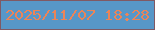 文字の大きさ：1、枠の色：805964、背景の色：5797c8、文字の色：ec8457 無料ブログパーツのブログ時計