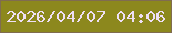 文字の大きさ：4、枠の色：806c50、背景の色：8c881d、文字の色：eedff6 無料ブログパーツのブログ時計