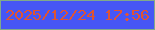 文字の大きさ：5、枠の色：80aa8a、背景の色：4656f5、文字の色：e05433 無料ブログパーツのブログ時計