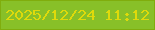 文字の大きさ：5、枠の色：80ad0d、背景の色：88c028、文字の色：deda0b 無料ブログパーツのブログ時計