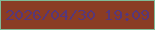 文字の大きさ：2、枠の色：80bb98、背景の色：8a3c25、文字の色：563779 無料ブログパーツのブログ時計