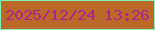 文字の大きさ：1、枠の色：80f3b6、背景の色：ba6929、文字の色：b0238d 無料ブログパーツのブログ時計