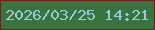 文字の大きさ：1、枠の色：81151b、背景の色：39733d、文字の色：a1c5d8 無料ブログパーツのブログ時計