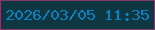 文字の大きさ：5、枠の色：813b6c、背景の色：0e3742、文字の色：0b81c2 無料ブログパーツのブログ時計