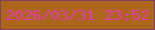 文字の大きさ：1、枠の色：814061、背景の色：ab661b、文字の色：e63bae 無料ブログパーツのブログ時計