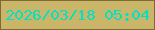 文字の大きさ：1、枠の色：816934、背景の色：cab669、文字の色：03e0c3 無料ブログパーツのブログ時計