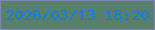 文字の大きさ：2、枠の色：8184b5、背景の色：58806a、文字の色：0e7de8 無料ブログパーツのブログ時計