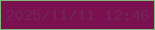 文字の大きさ：5、枠の色：81b978、背景の色：7a104f、文字の色：732456 無料ブログパーツのブログ時計