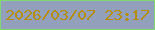文字の大きさ：5、枠の色：81d772、背景の色：93a0bb、文字の色：b58d10 無料ブログパーツのブログ時計